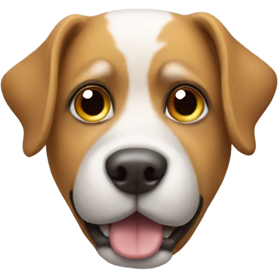 Dog with a floater emoji