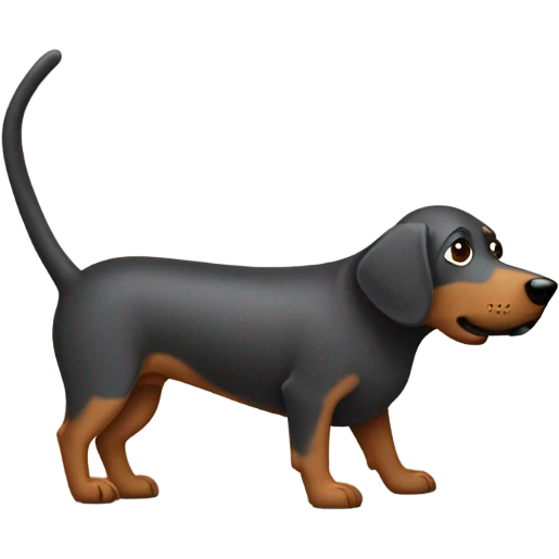 Perro salchicha  emoji