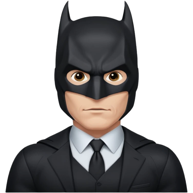 christian bale batman standing emoji