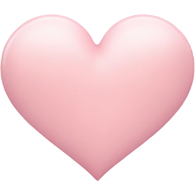 pastel pink heart emoji