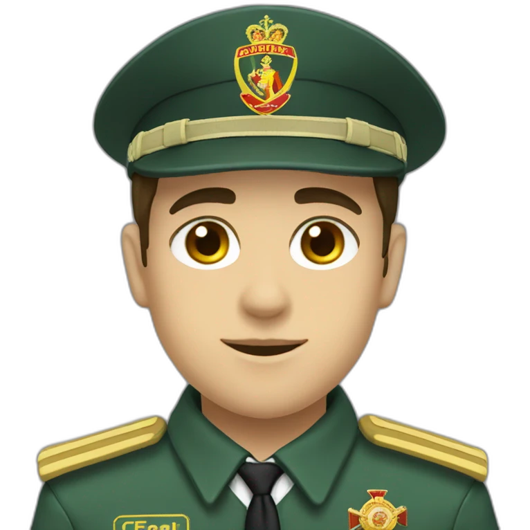 Guardia civil joven emoji