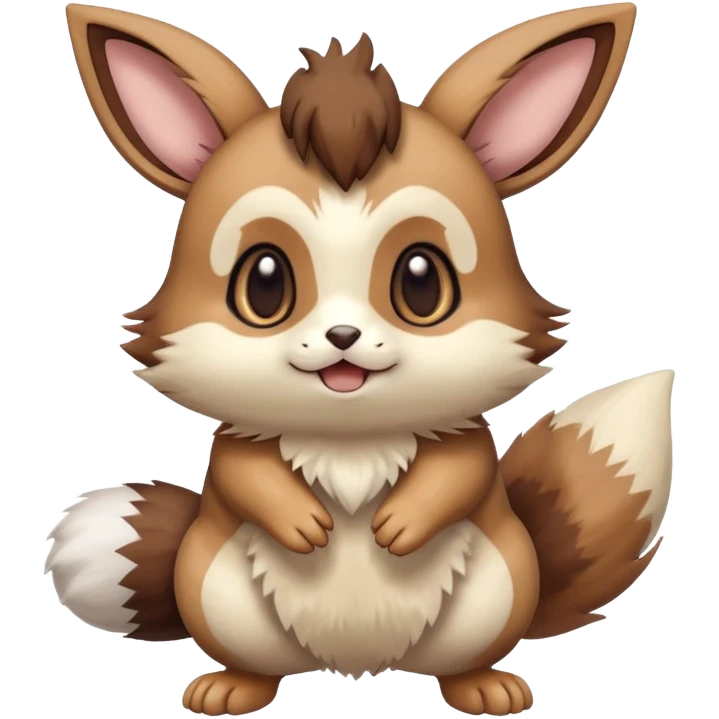 Furret-Eevee-Hybrid (Full body) emoji