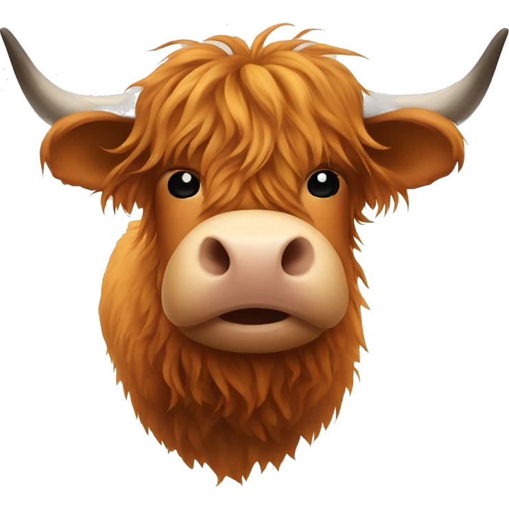 Highland cow emoji