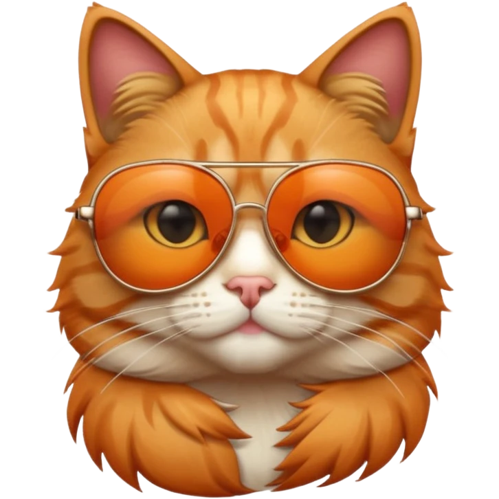 Cat wearing sunglasses emoji