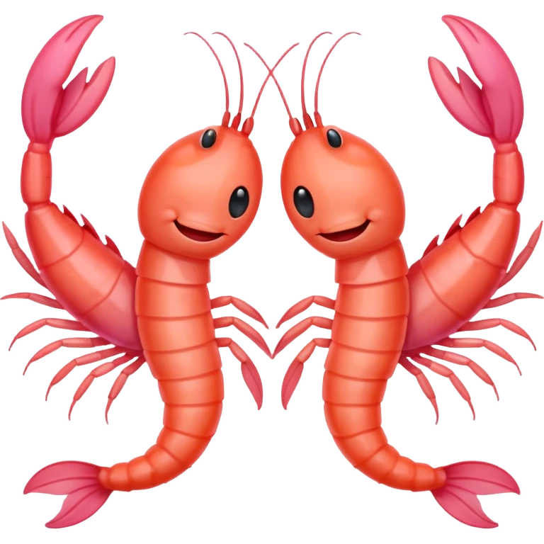 shrimp holding hands emoji