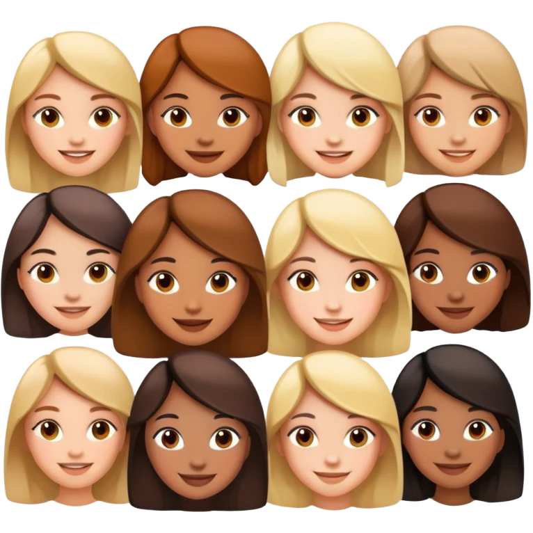 Grils emoji