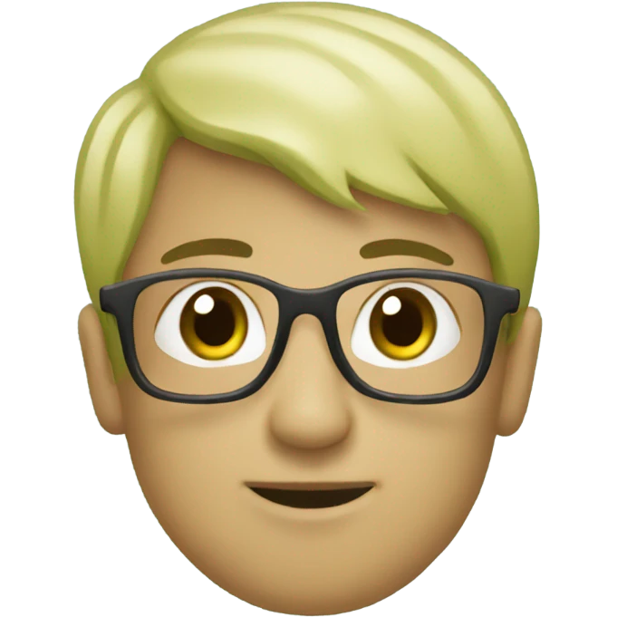 Cozy green stickers emoji