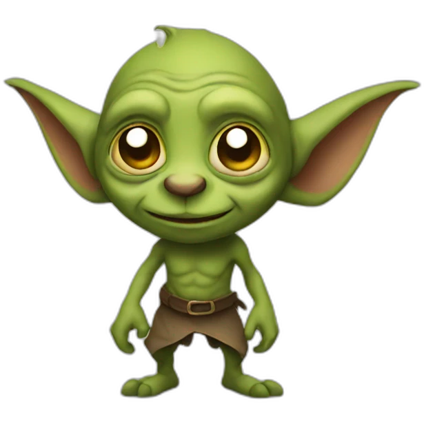 Goblin with long ears emoji