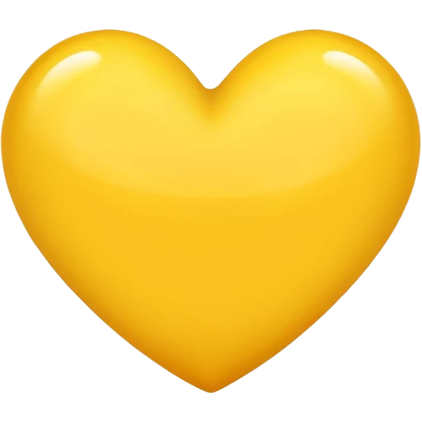 Yellow heart emoji
