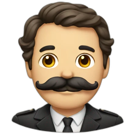 Moustache emoji