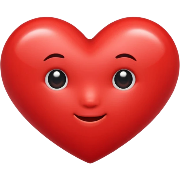 a cute heart emoji