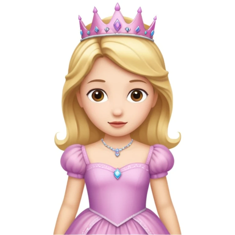 girls in a princess dress emoji