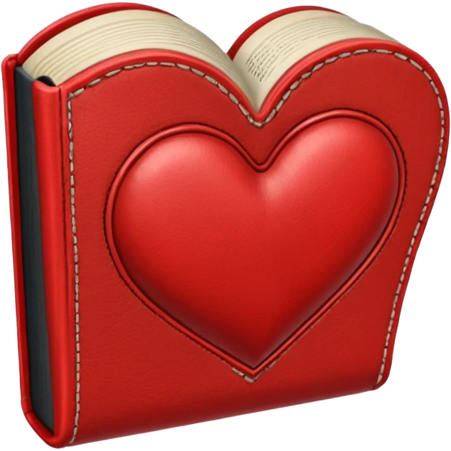 heart-shaped book emoji