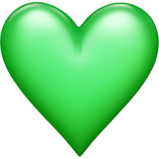 Green heart  emoji