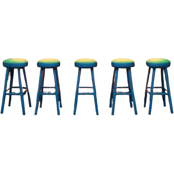 A 3D cartoon bar interior with a counter, glowing shelves of colorful bottles, tall stools, and hanging lights, warm ambient lighting, realistic reflections, Memoji-style. Photo Frame. emoji