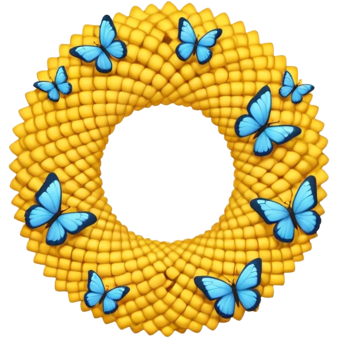 butterfly swarm forming a portal ring emoji