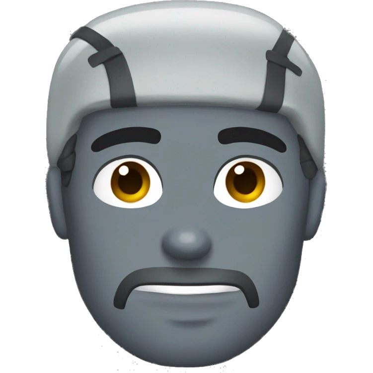 black solid snake emoji