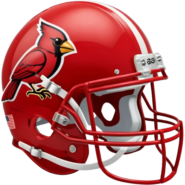 cardinal college football helmets in this color emoji