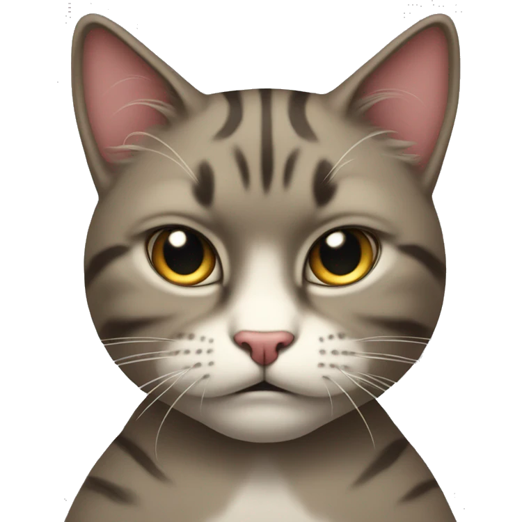 Angry cat that’s just a girlie emoji