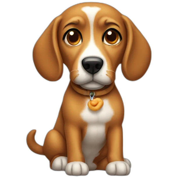 peanut-dog emoji