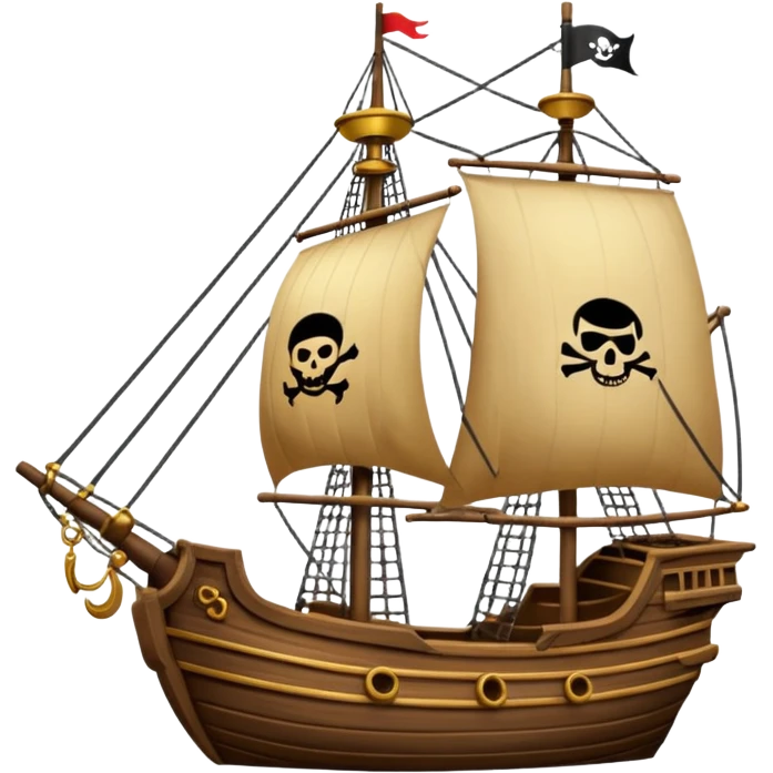 Crea un emoji di un timone di una nave pirata emoji