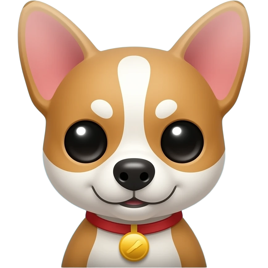 Chihuahua iOS icon, programmer Claude code emoji