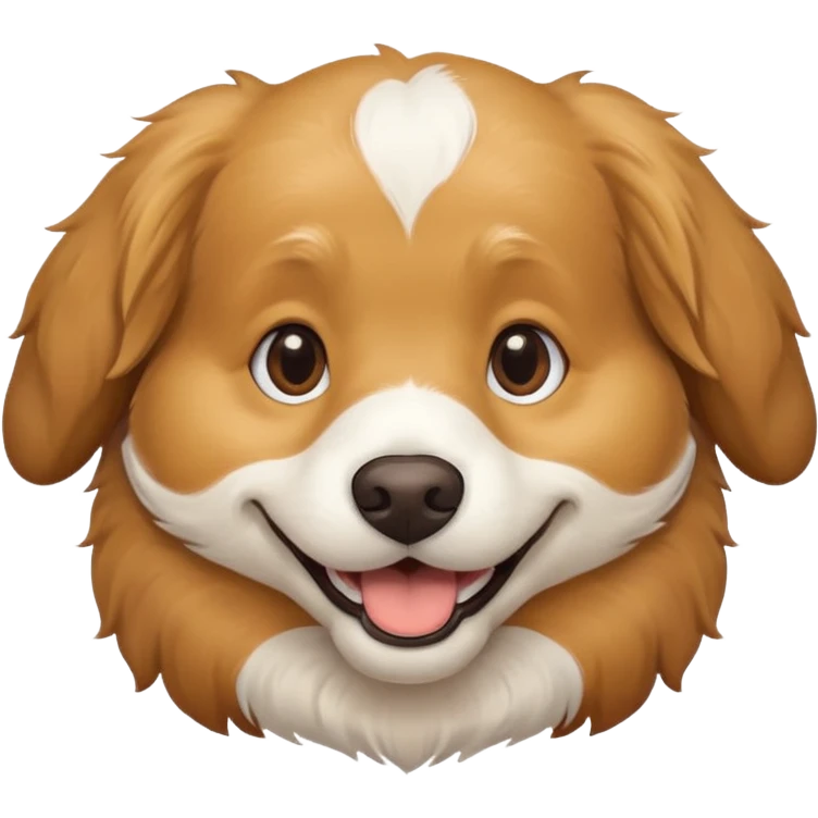 Cute dog emoji