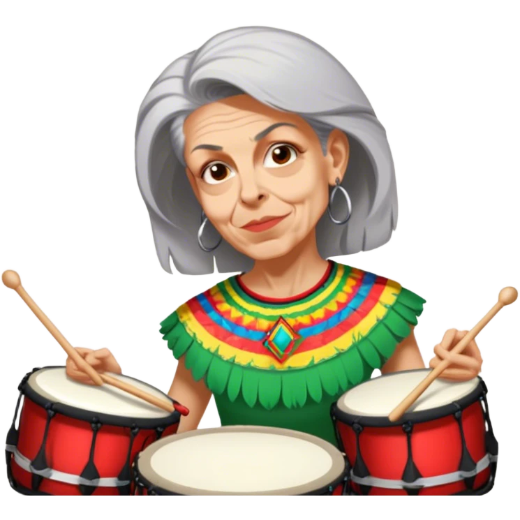 Festive Drummer emoji