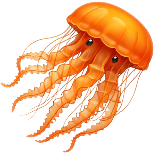 orange jellyfish emoji