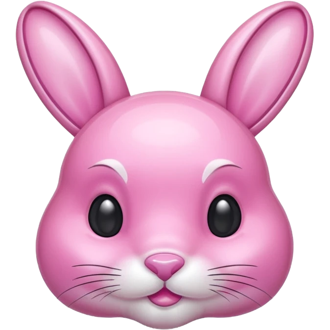crystal bunny pink emoji