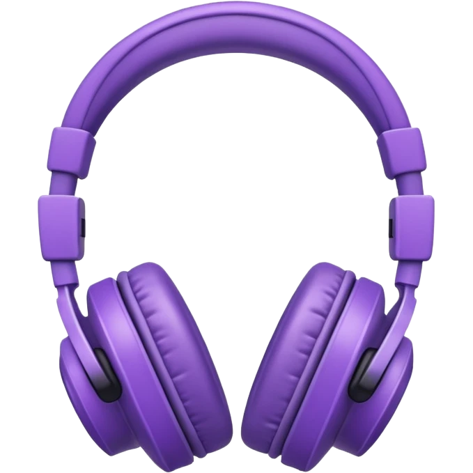 purble headphone emoji