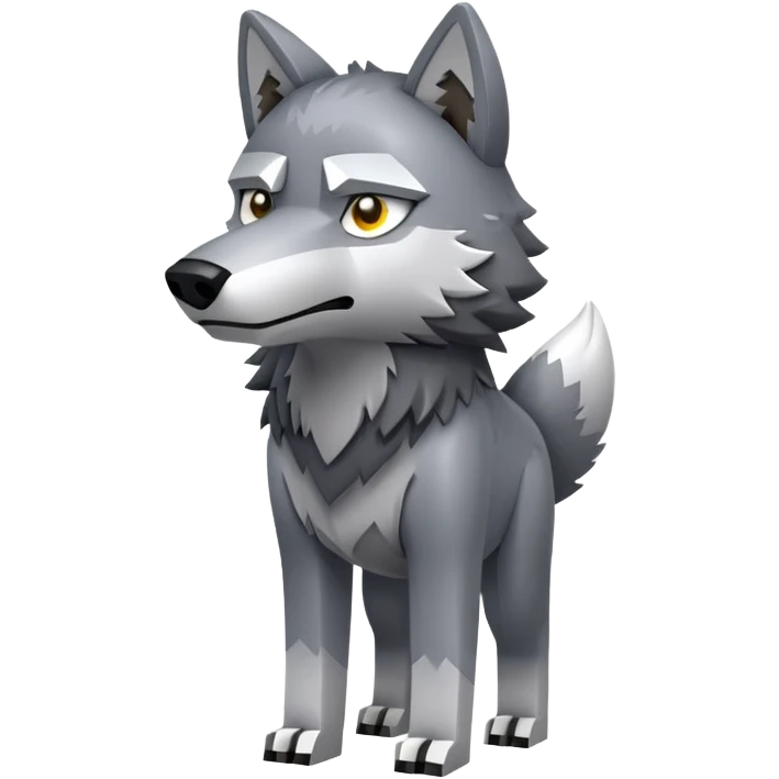 Minecraft wolf emoji