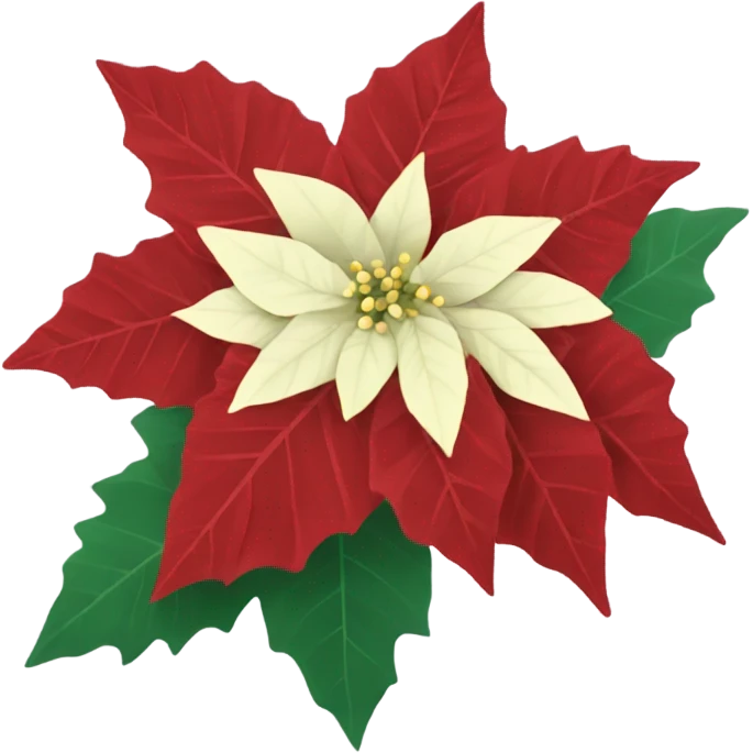 poinsettia  emoji