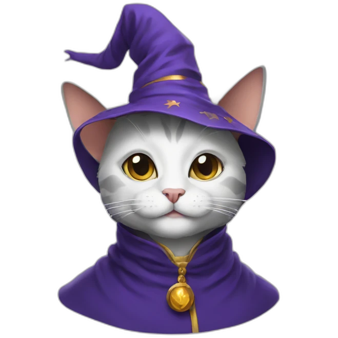 Wizard cat emoji