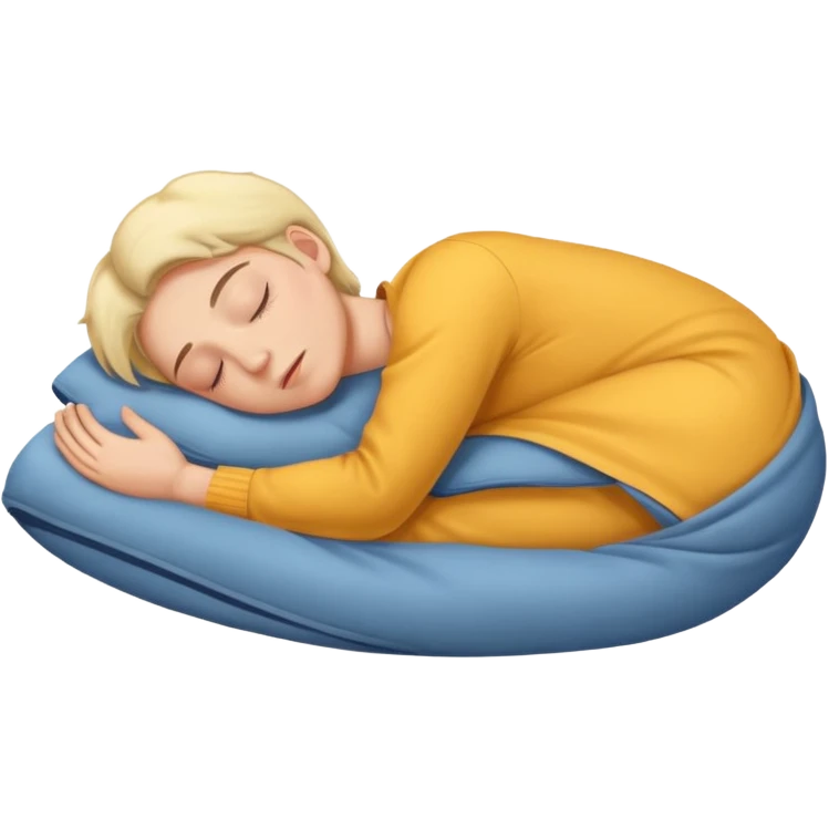 person sleeping on their back emoji