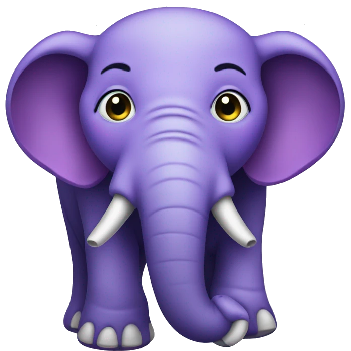 purple elephant emoji