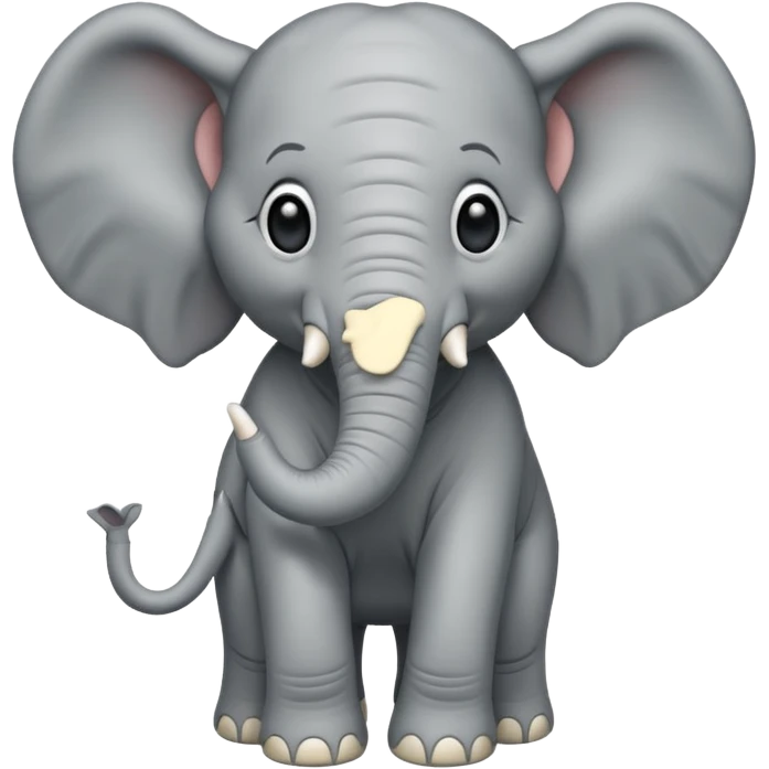 Elephant with body emoji