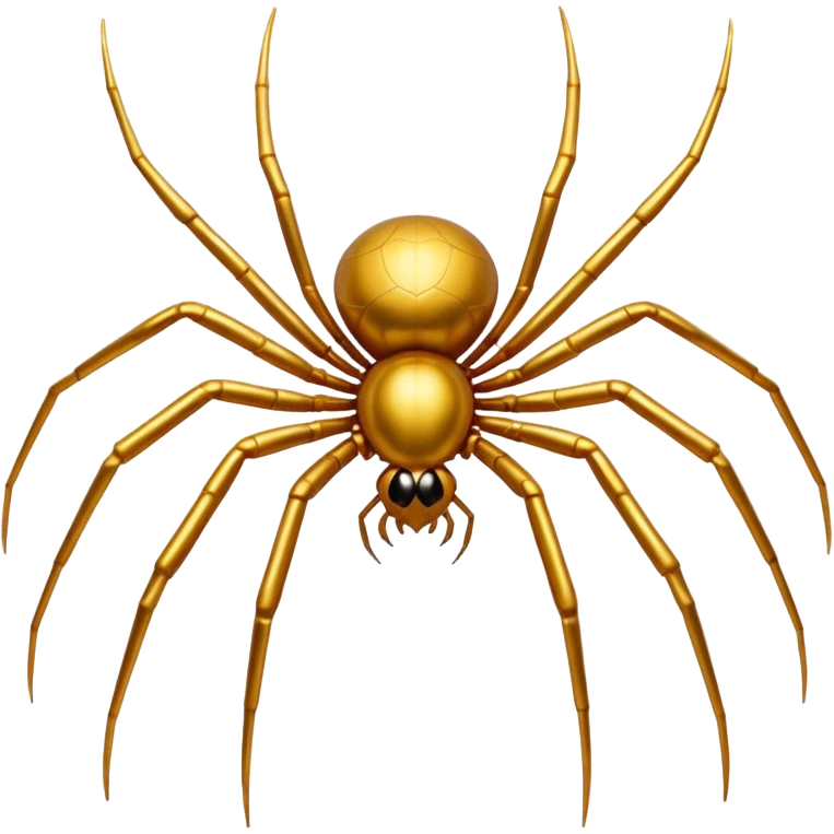 make me a gold web spider emoji