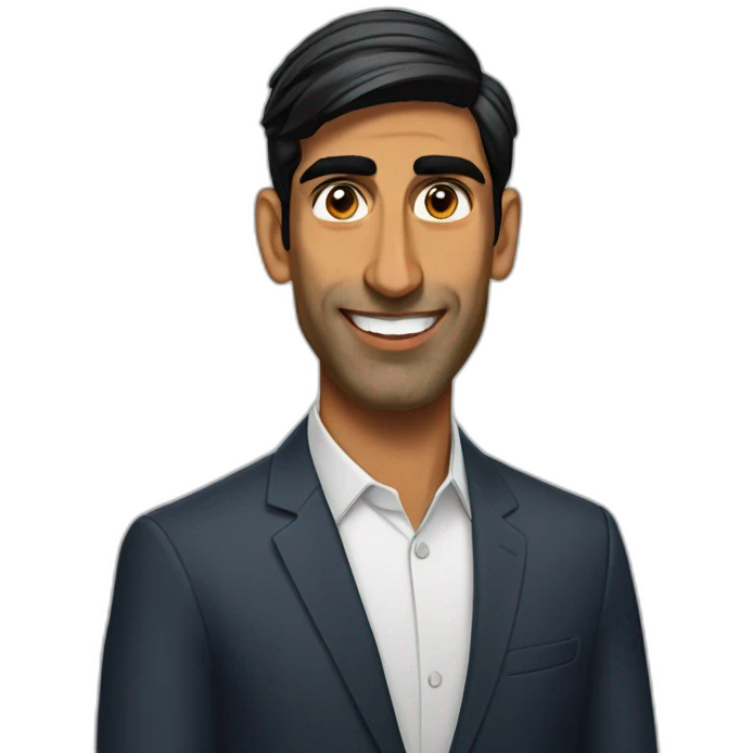 Rishi Sunak raja emoji