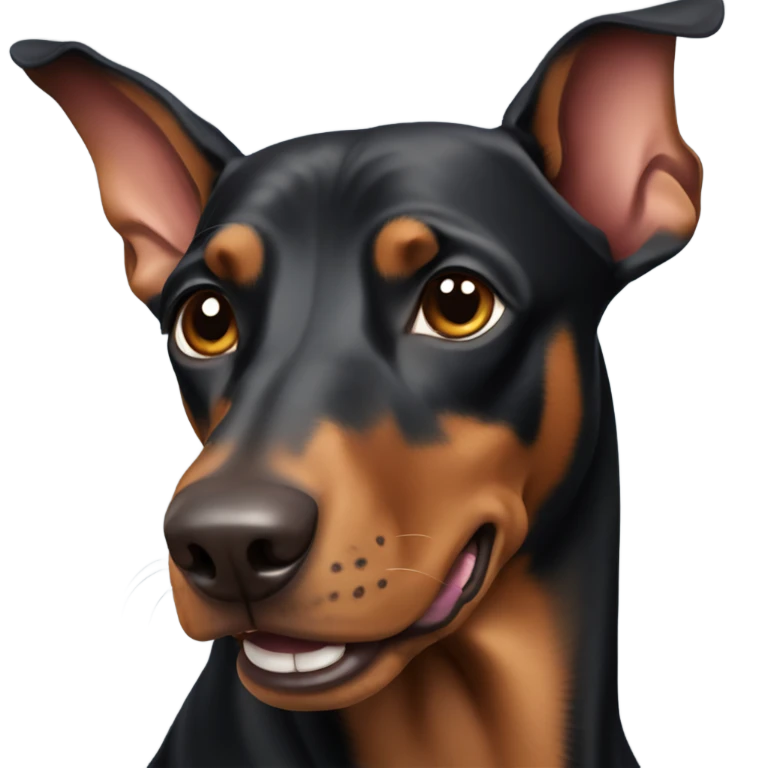 Doberman pinscher emoji