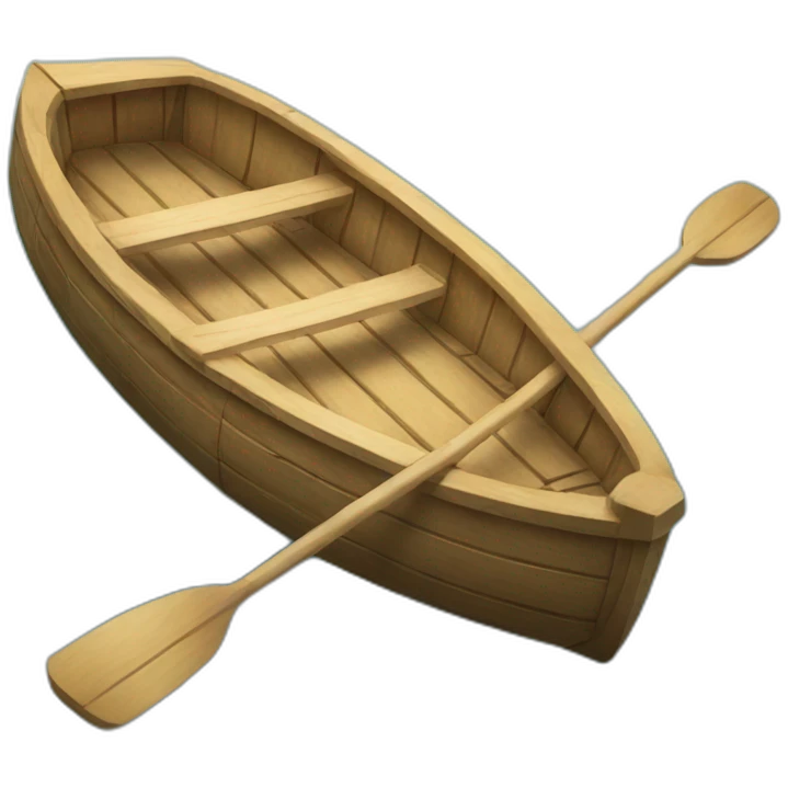 wooden raft emoji