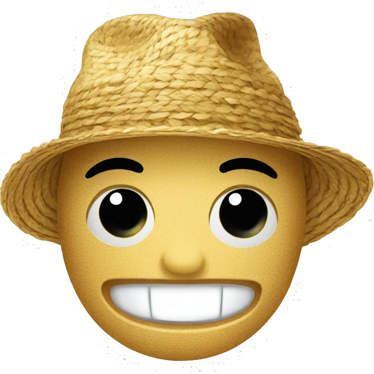 straw hat emoji