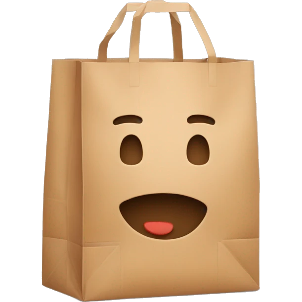 grocery bag emoji