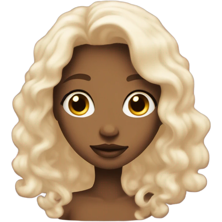 Dreamy girl emoji