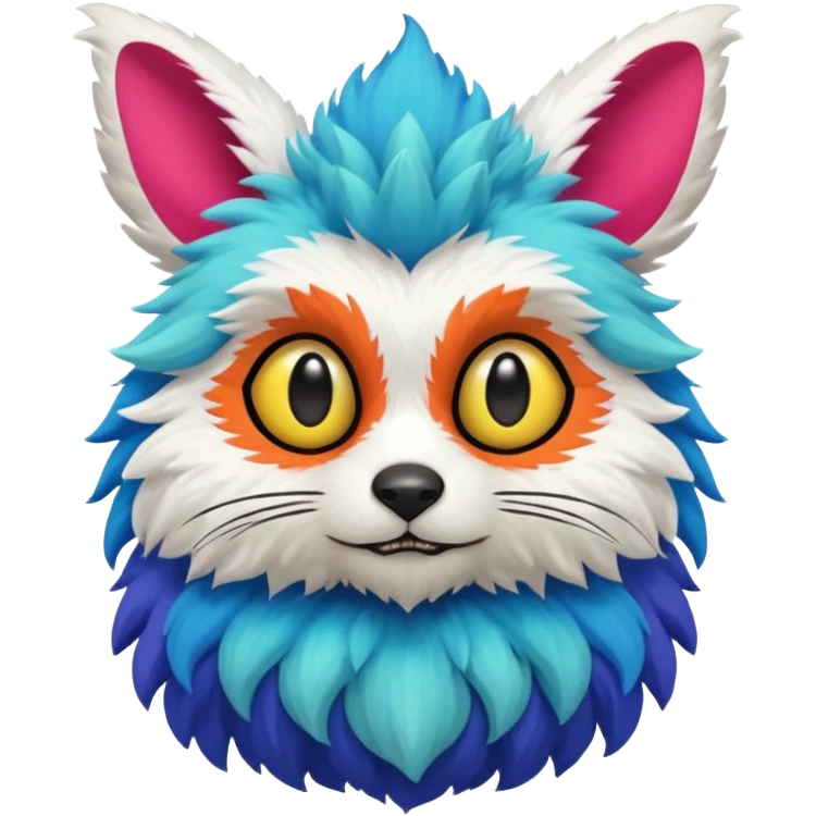 Skogen-Labubu-Trico-Fakémon-hybrid-creature (full body)  emoji
