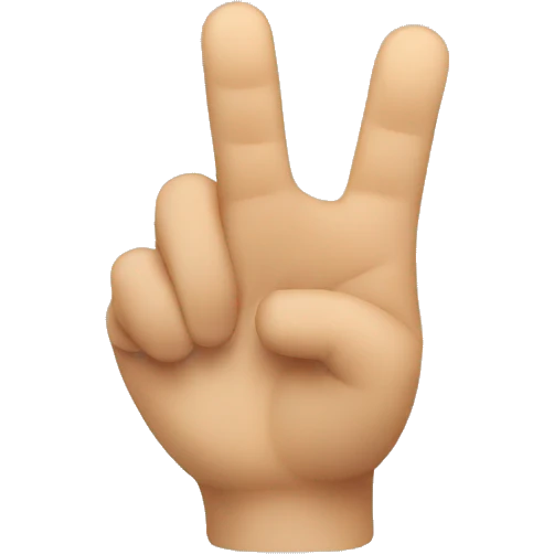 Finger pointing towards me emoji