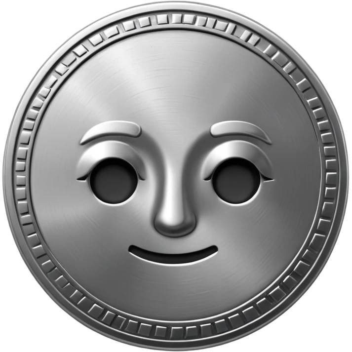 Make me a coin emoji, this coind is all cold, has KB on both side of the coin emoji