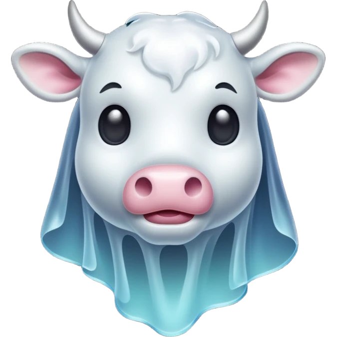 ghost cattle emoji
