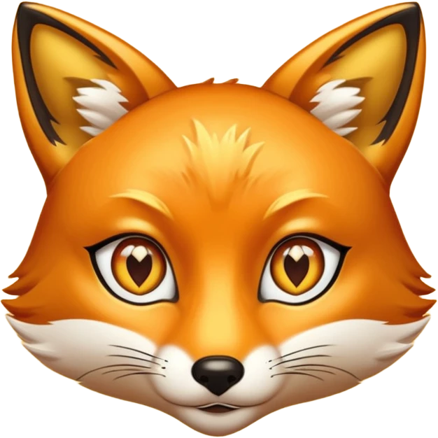 fox eye hearts  emoji