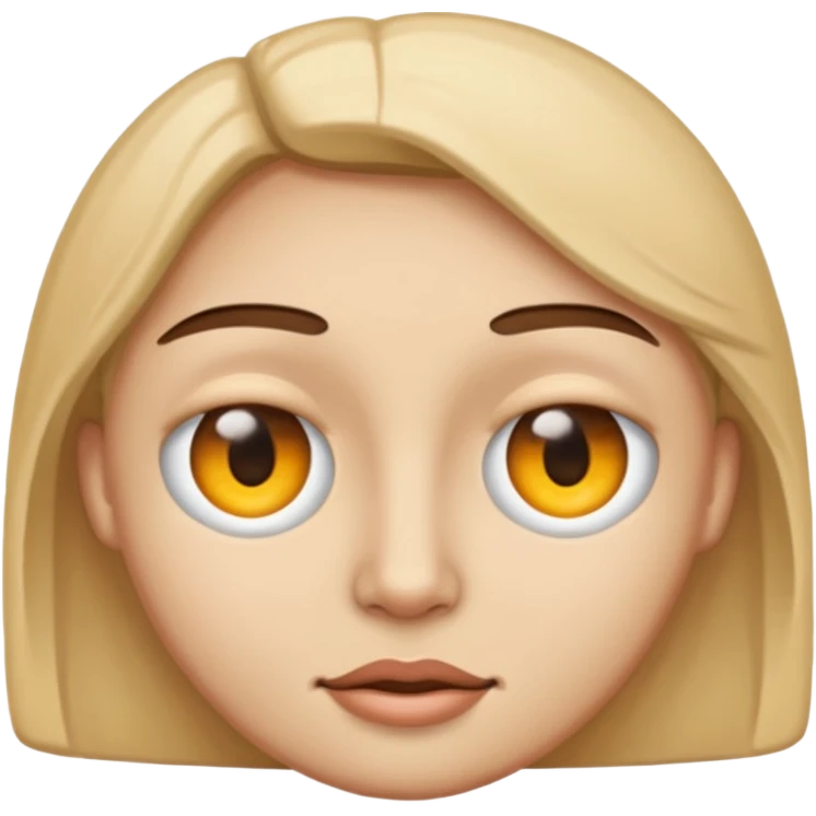 Ojo mas abierto que el otro emoji